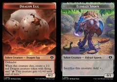 Dragon Egg (0022) // Eldrazi Spawn (0003) Double-Sided Token